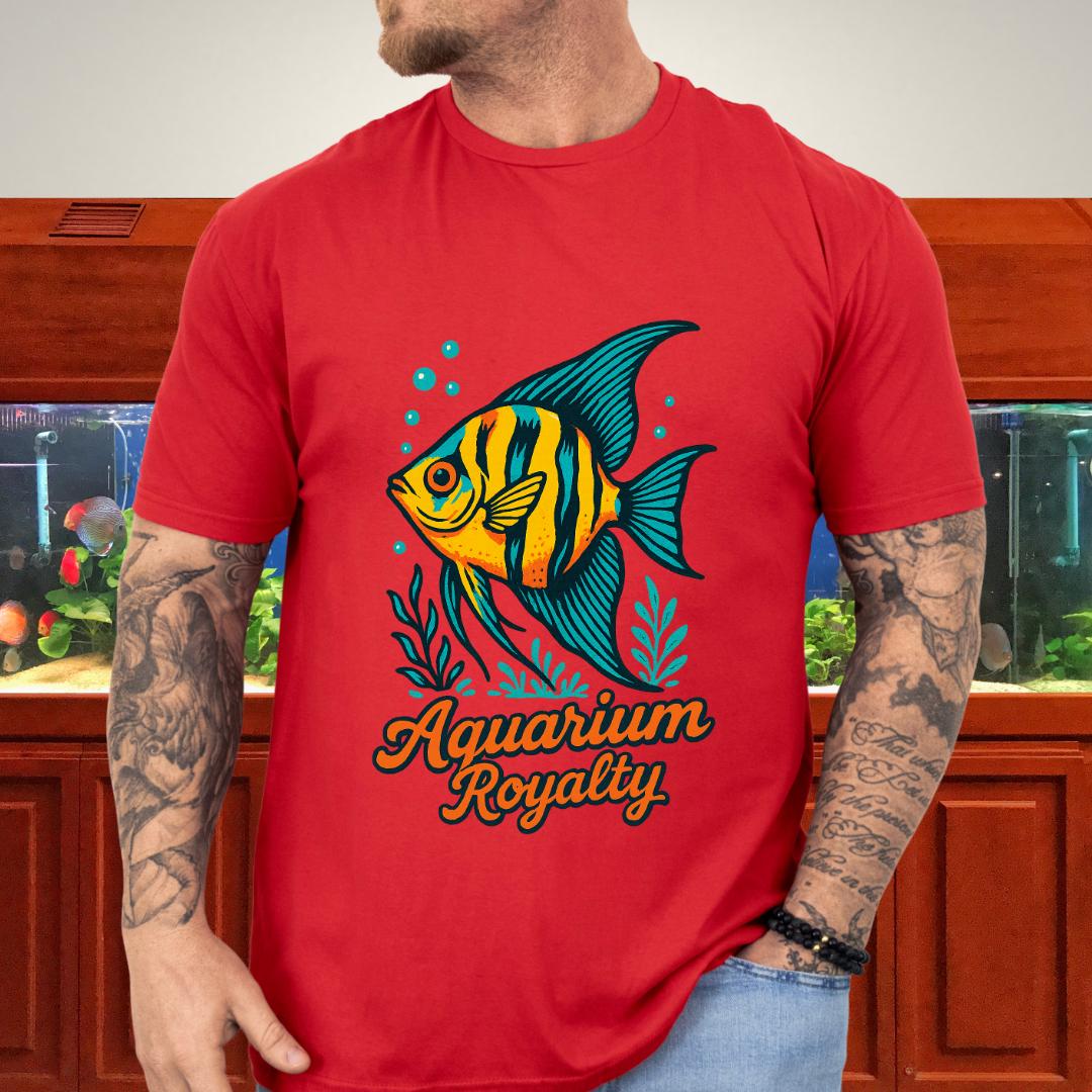 Aquarium Royalty Angelfish Retro Tee