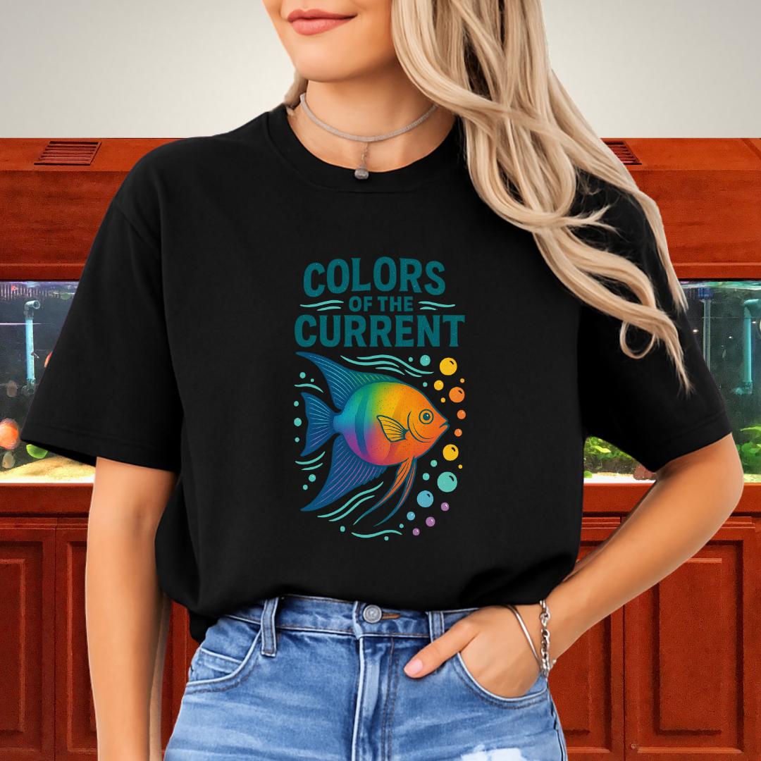 Colors of the Current Angelfish Tee