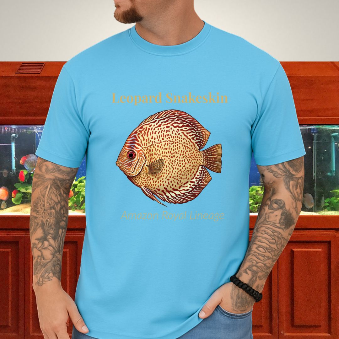 Leopard Snakeskin Discus – Amazon Royal Lineage Tee-T-Shirt-Fish & Friends Tees