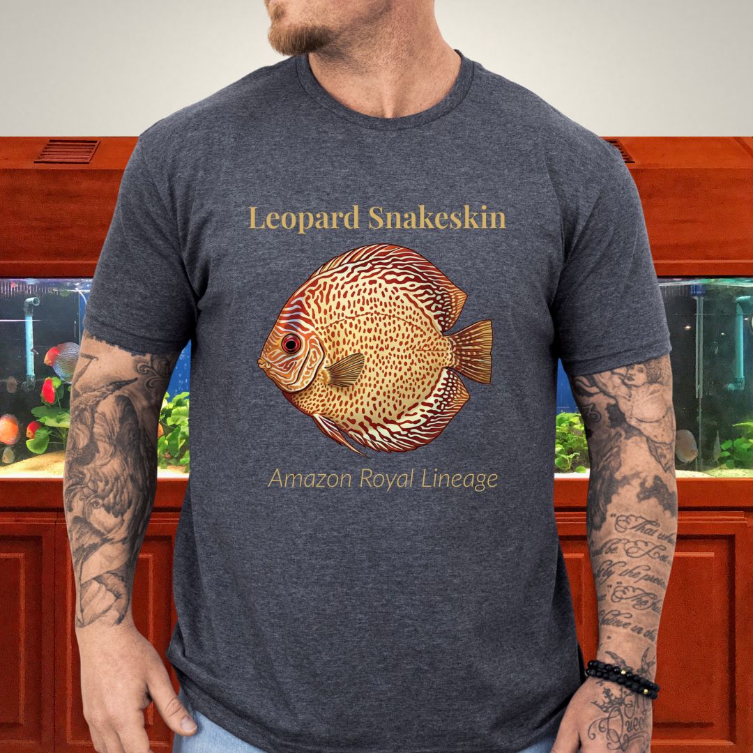 Leopard Snakeskin Discus – Amazon Royal Lineage Tee-T-Shirt-Fish & Friends Tees