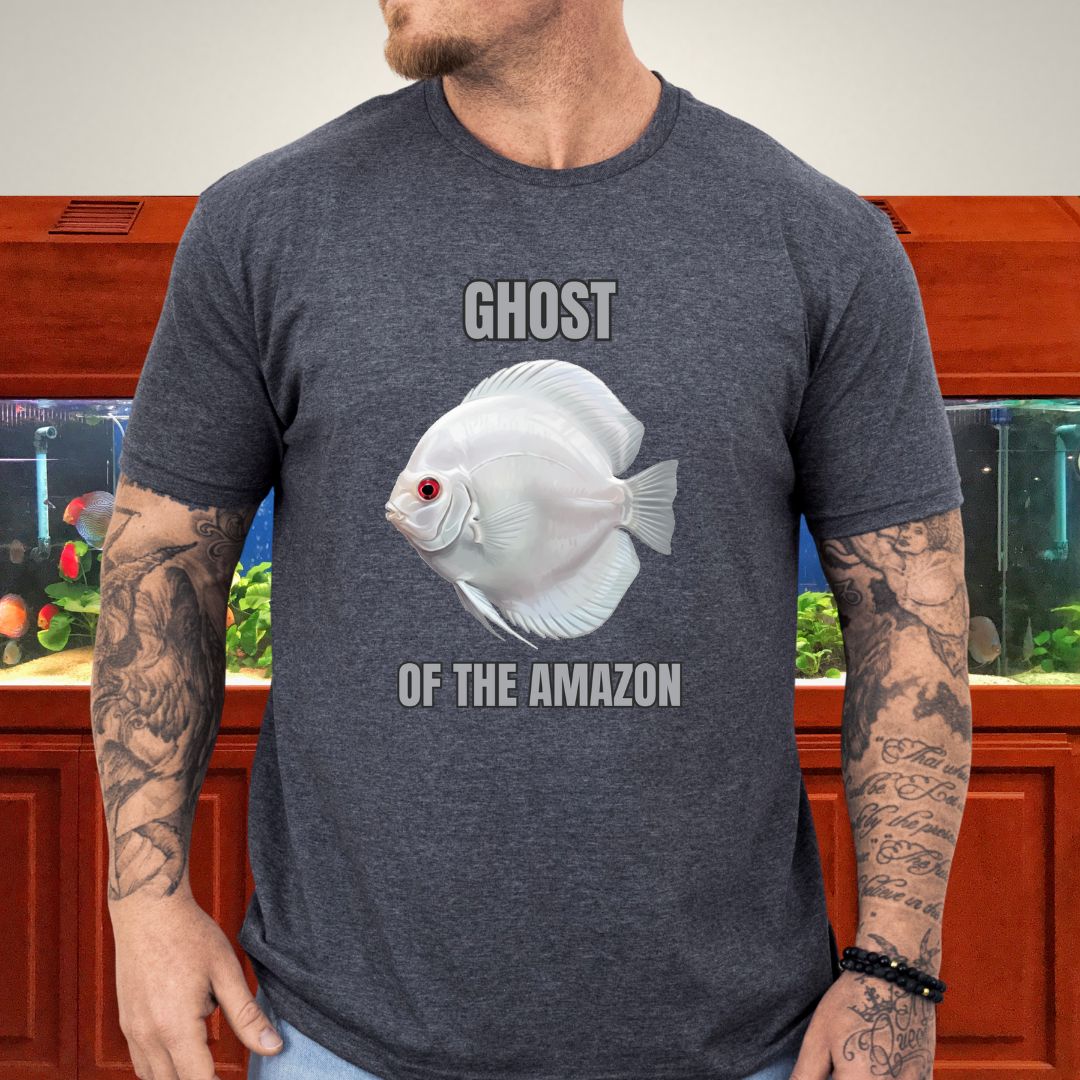 Ghost of the Amazon – Snow White Discus Tee-T-Shirt-Fish & Friends Tees