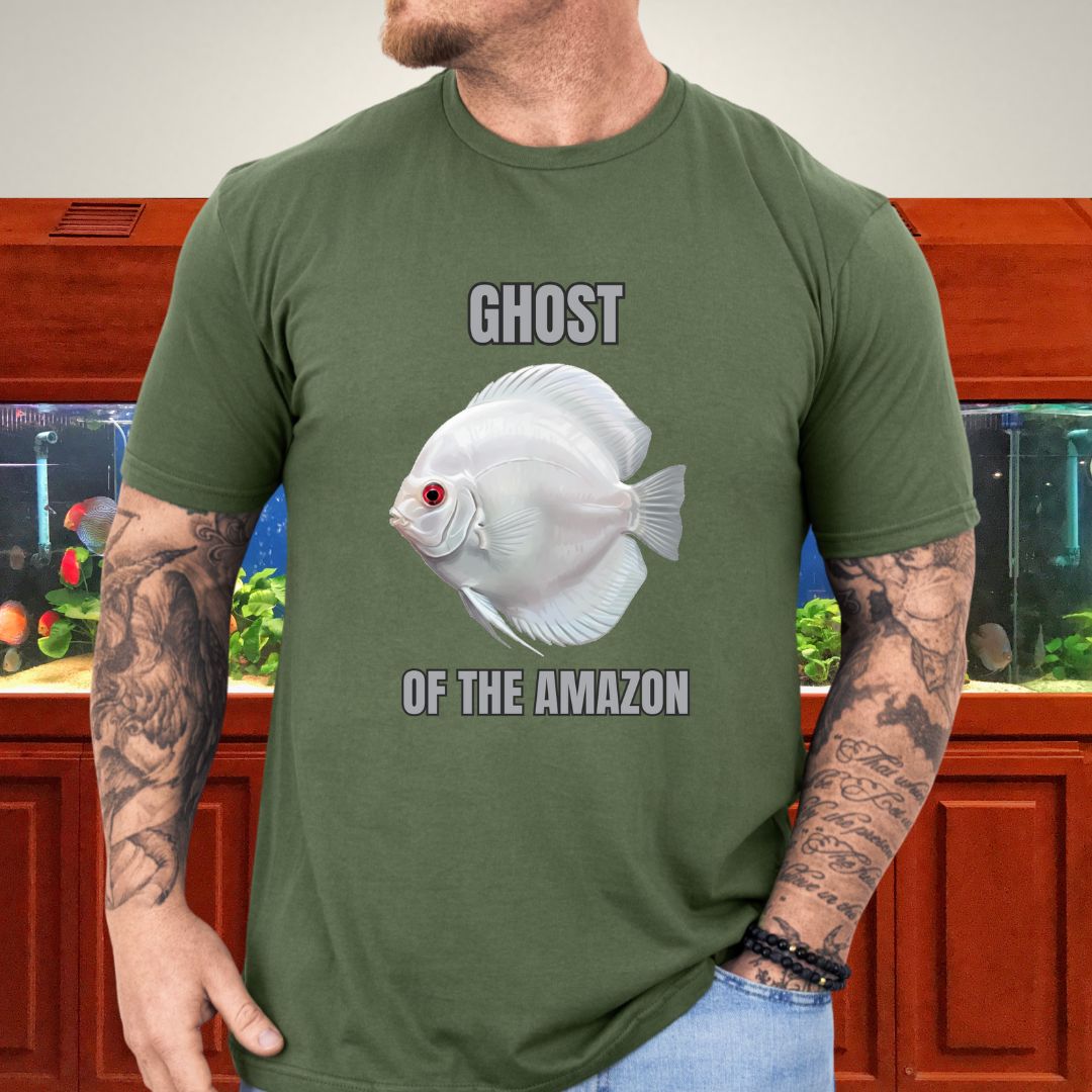 Ghost of the Amazon – Snow White Discus Tee-T-Shirt-Fish & Friends Tees