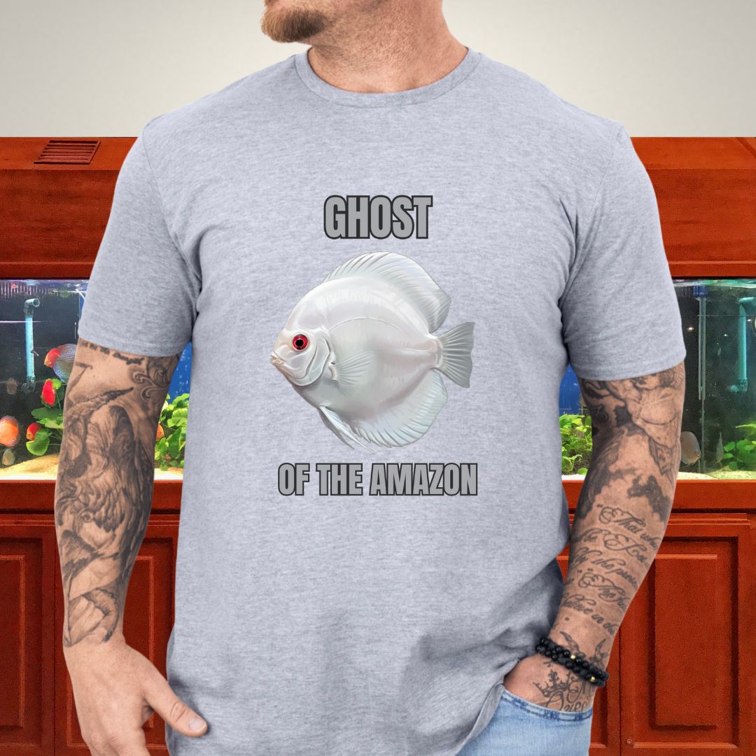 Ghost of the Amazon – Snow White Discus Tee-T-Shirt-Fish & Friends Tees