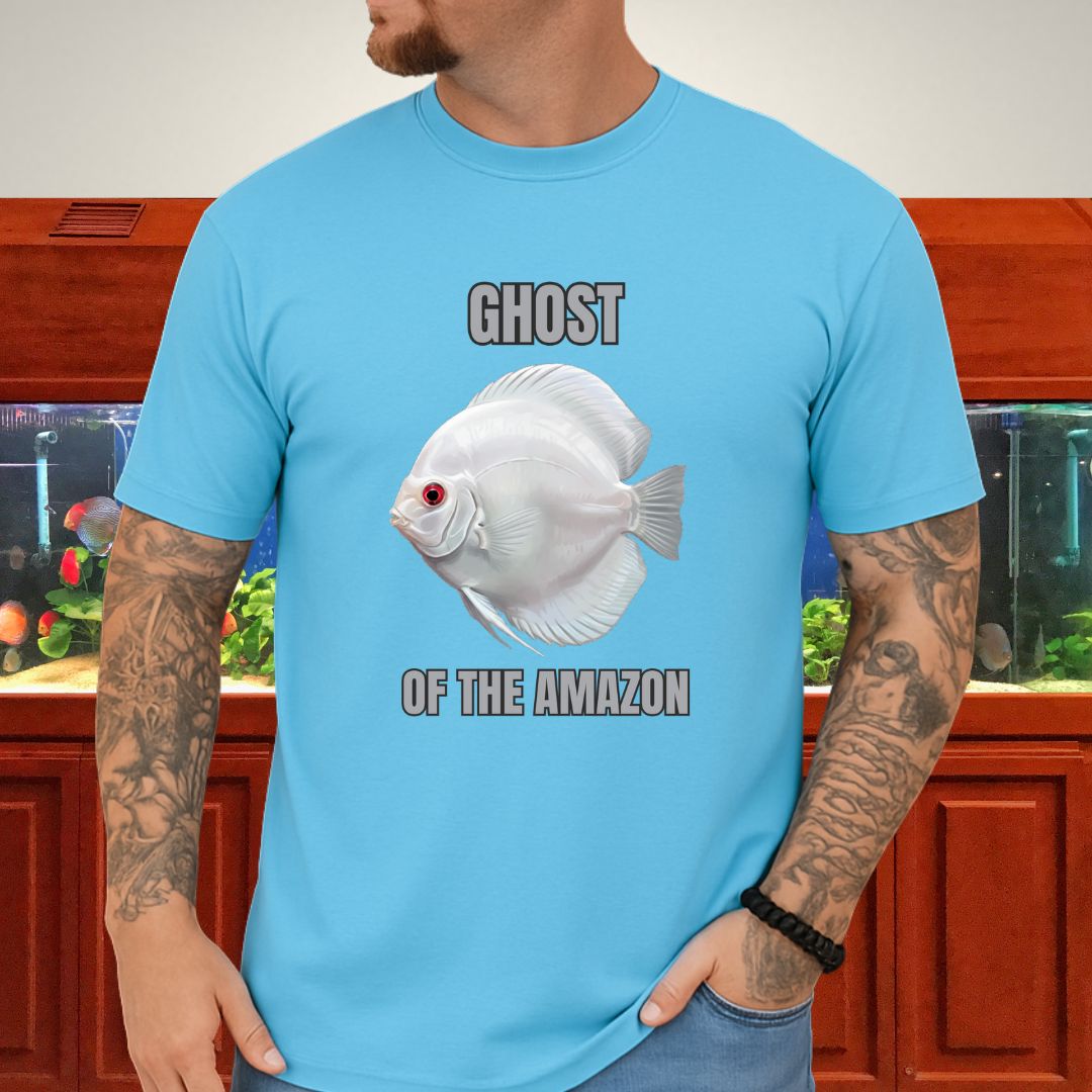 Ghost of the Amazon – Snow White Discus Tee-T-Shirt-Fish & Friends Tees