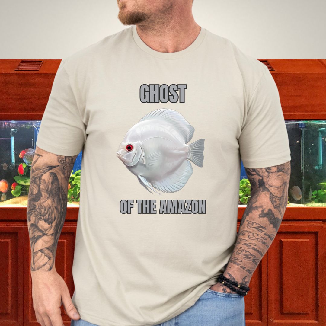 Ghost of the Amazon – Snow White Discus Tee-T-Shirt-Fish & Friends Tees