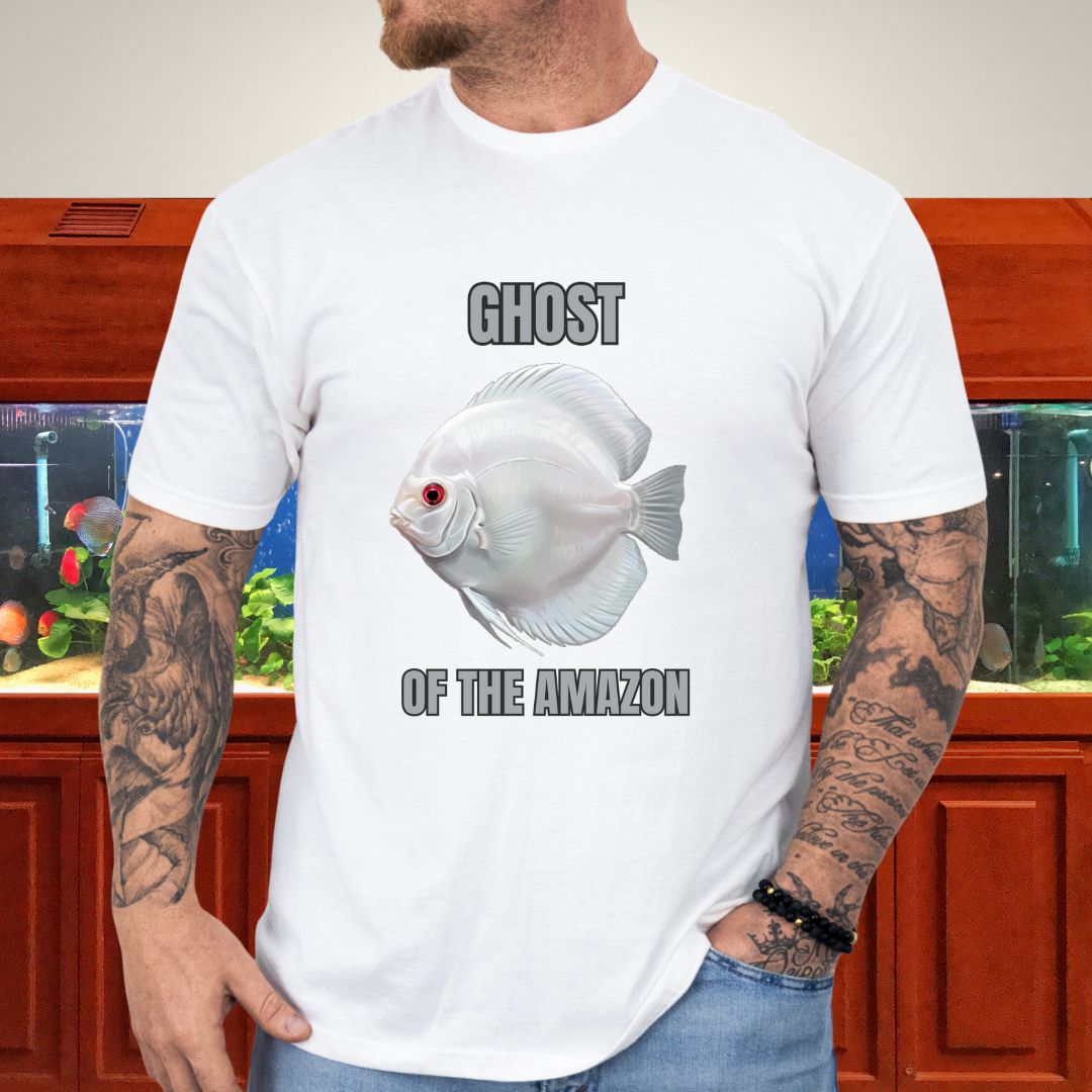 Ghost of the Amazon – Snow White Discus Tee-T-Shirt-Fish & Friends Tees