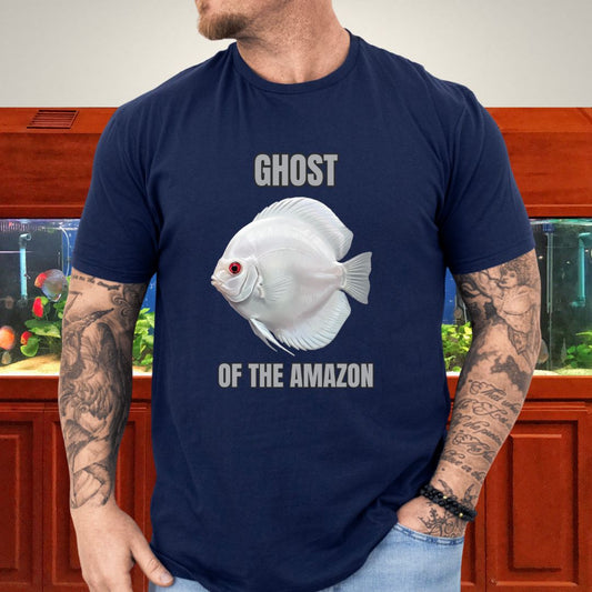Ghost of the Amazon – Snow White Discus Tee-T-Shirt-Fish & Friends Tees