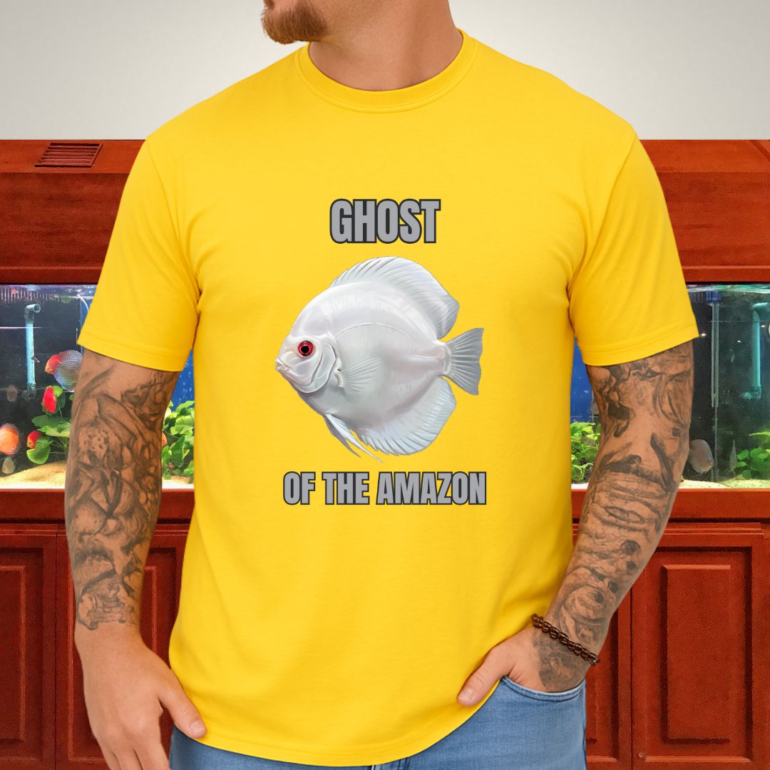 Ghost of the Amazon – Snow White Discus Tee-T-Shirt-Fish & Friends Tees