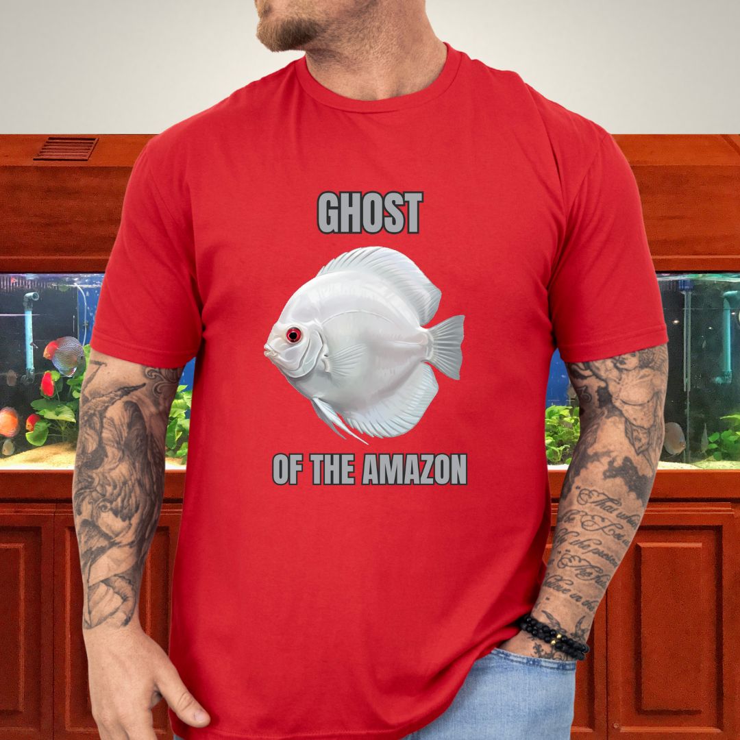 Ghost of the Amazon – Snow White Discus Tee-T-Shirt-Fish & Friends Tees