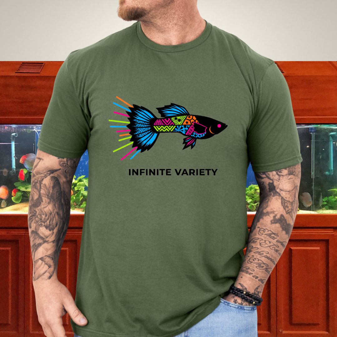 Infinite Variety Geometric Guppy Tee