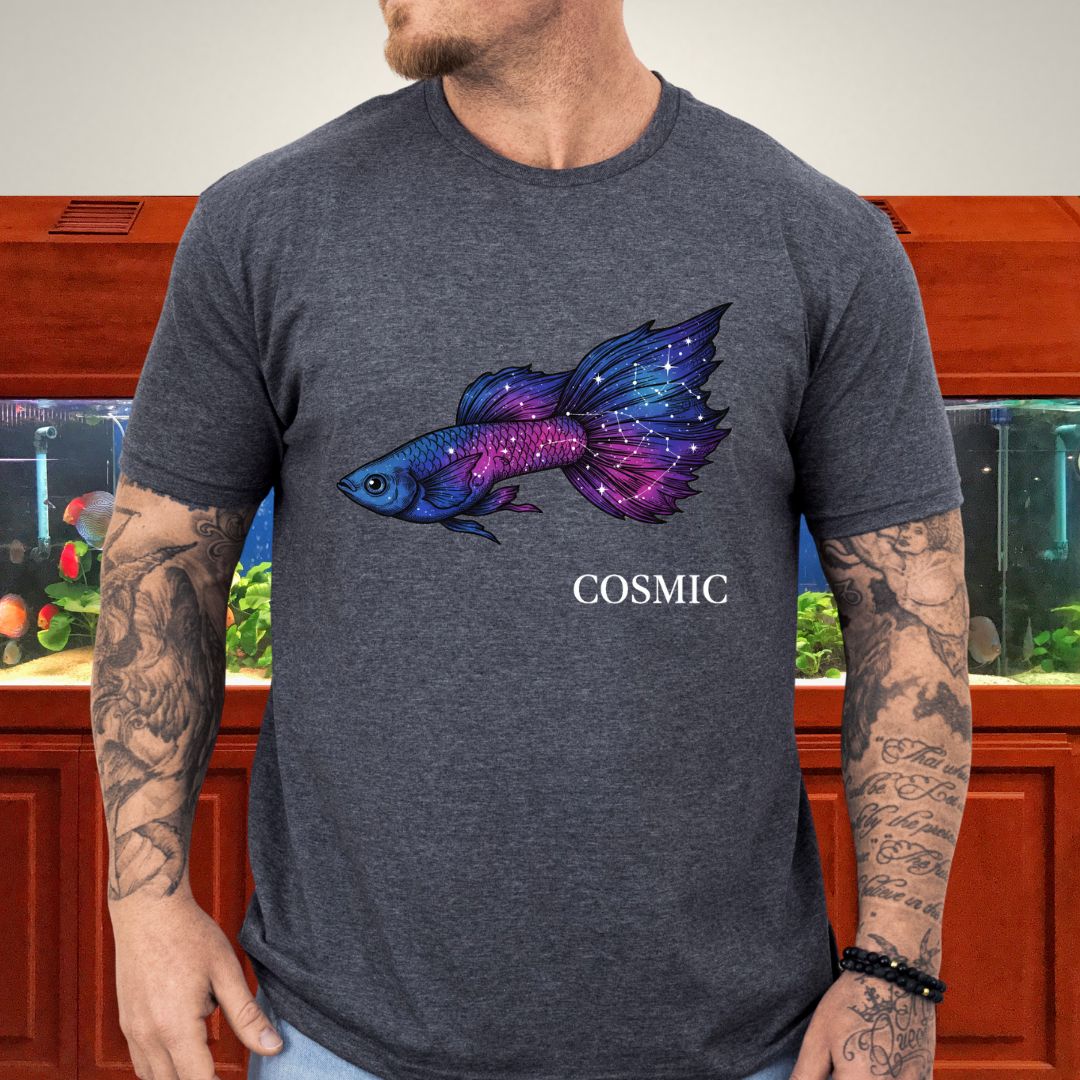 Cosmic Guppy Surreal Galaxy Tee