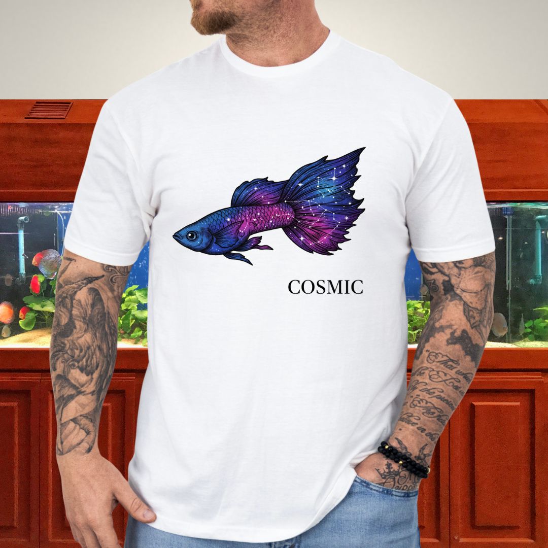 Cosmic Guppy Surreal Galaxy Tee