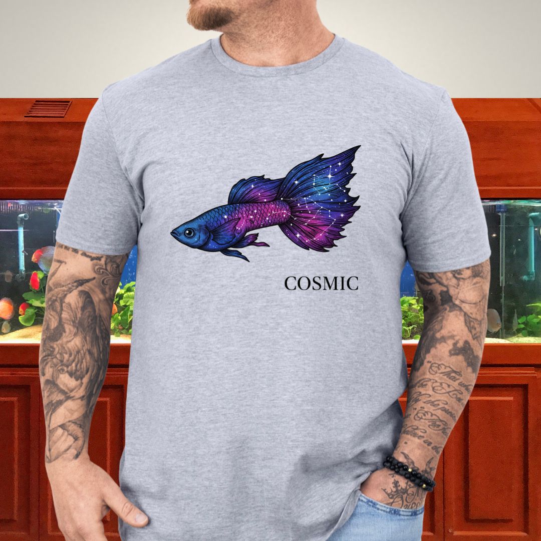 Cosmic Guppy Surreal Galaxy Tee