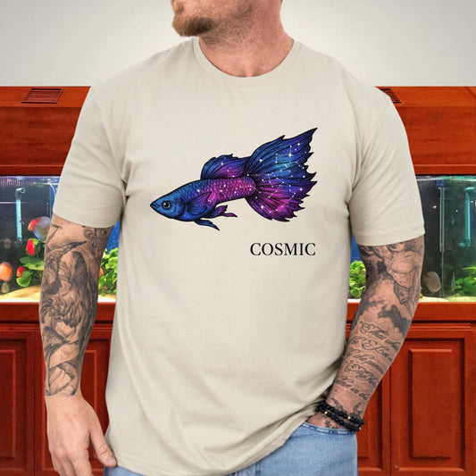 Cosmic Guppy Surreal Galaxy Tee