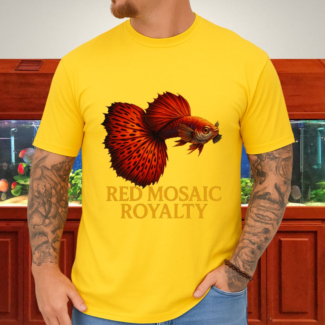 Red Mosaic Royalty - Guppy Tee