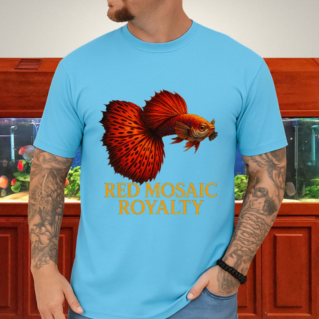 Red Mosaic Royalty - Guppy Tee