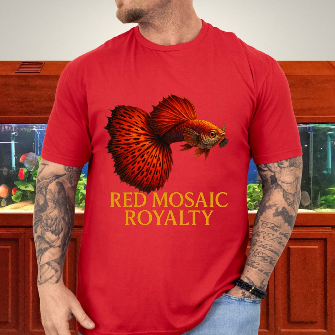Red Mosaic Royalty - Guppy Tee
