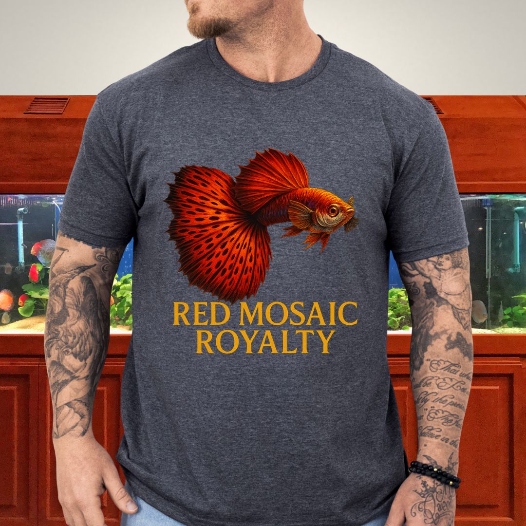 Red Mosaic Royalty - Guppy Tee