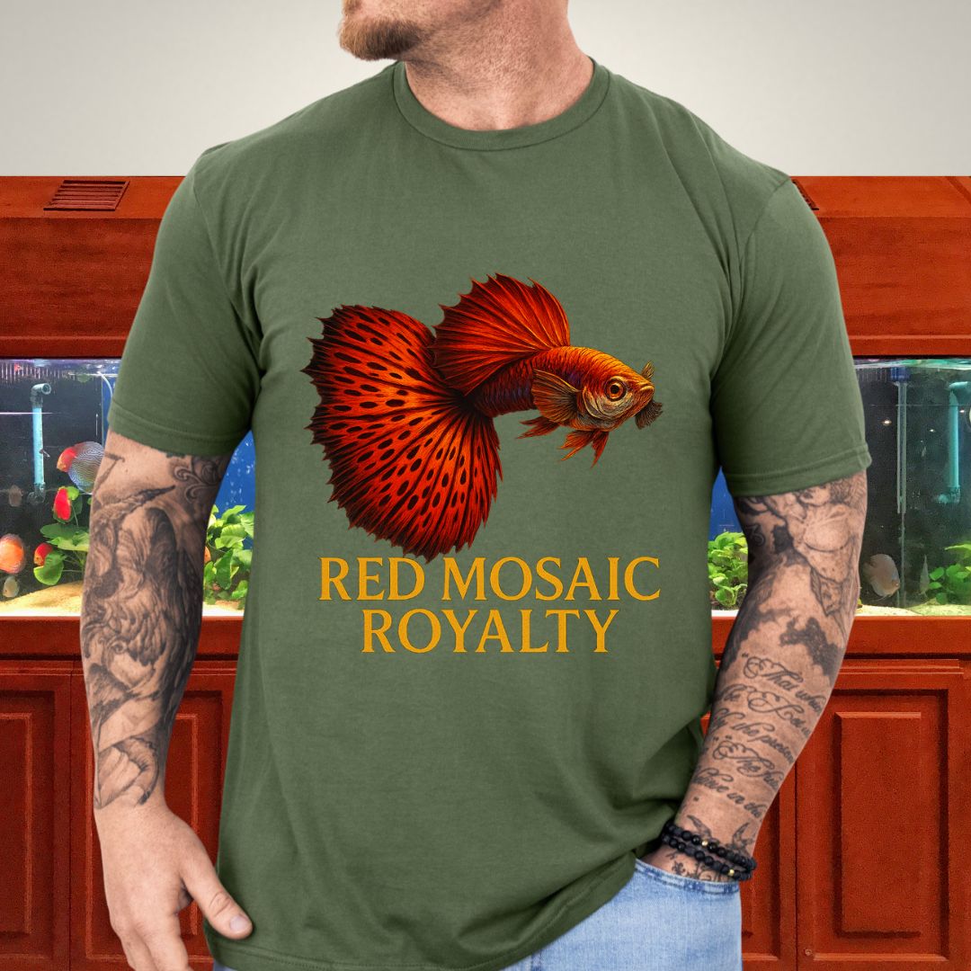 Red Mosaic Royalty - Guppy Tee