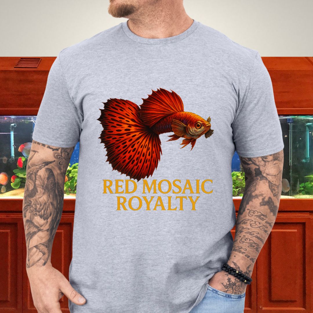 Red Mosaic Royalty - Guppy Tee