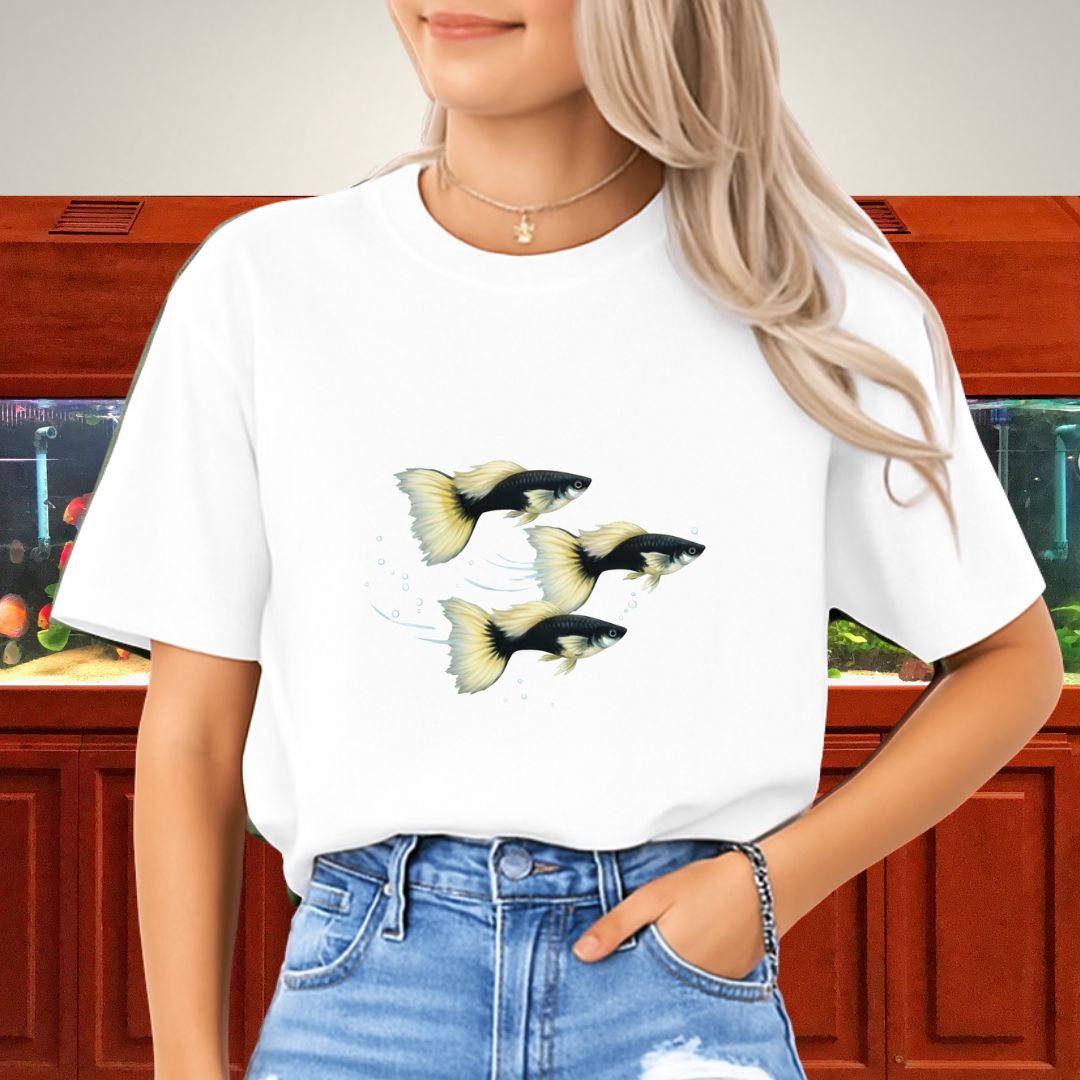Serenity Swim – Half-Black Pastel Guppies