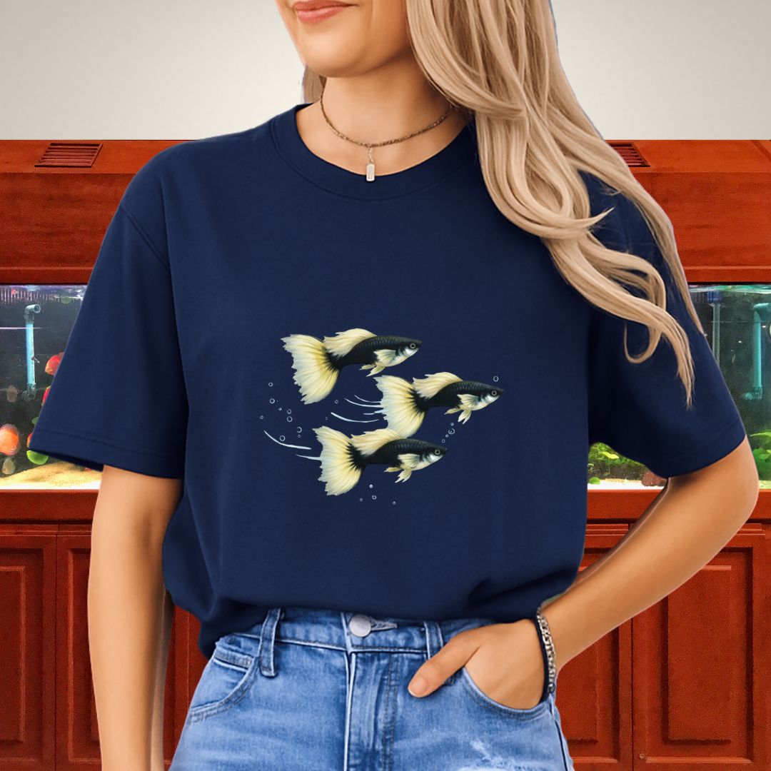 Serenity Swim – Half-Black Pastel Guppies
