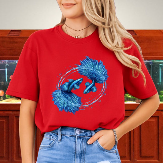 Circling Currents – Blue Grass Guppy Design