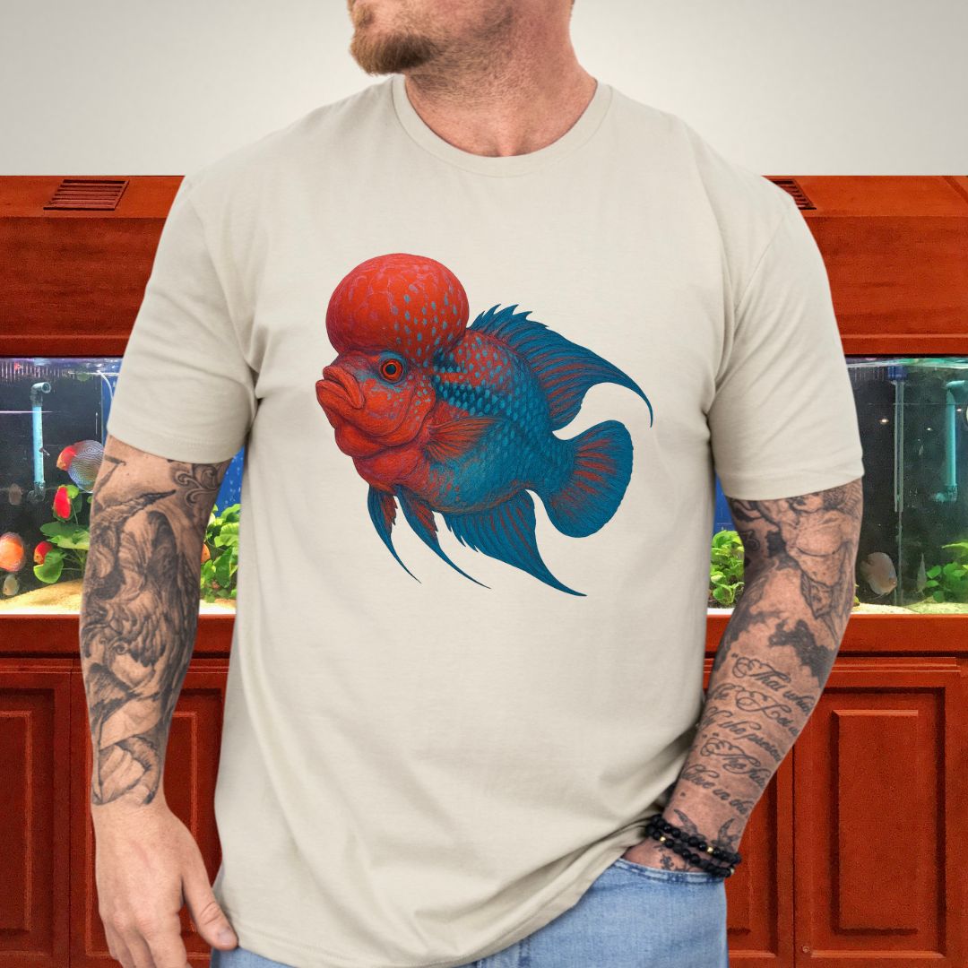 Flowerhorn Majesty Tee: Bold, Brilliant, Regal