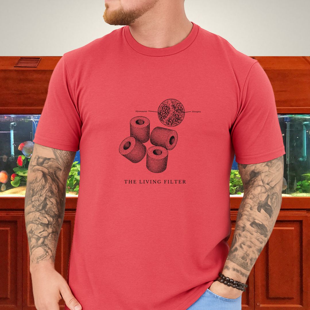 Ceramic Bio-Media Engraving Aquarium T-Shirt