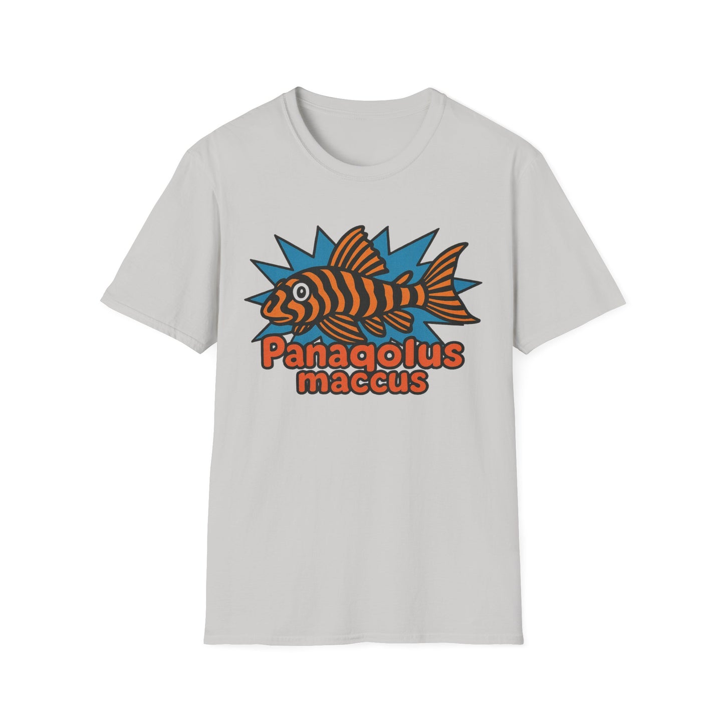 Retro Aquarium Tee – Clown Pleco Bubble Letter Print
