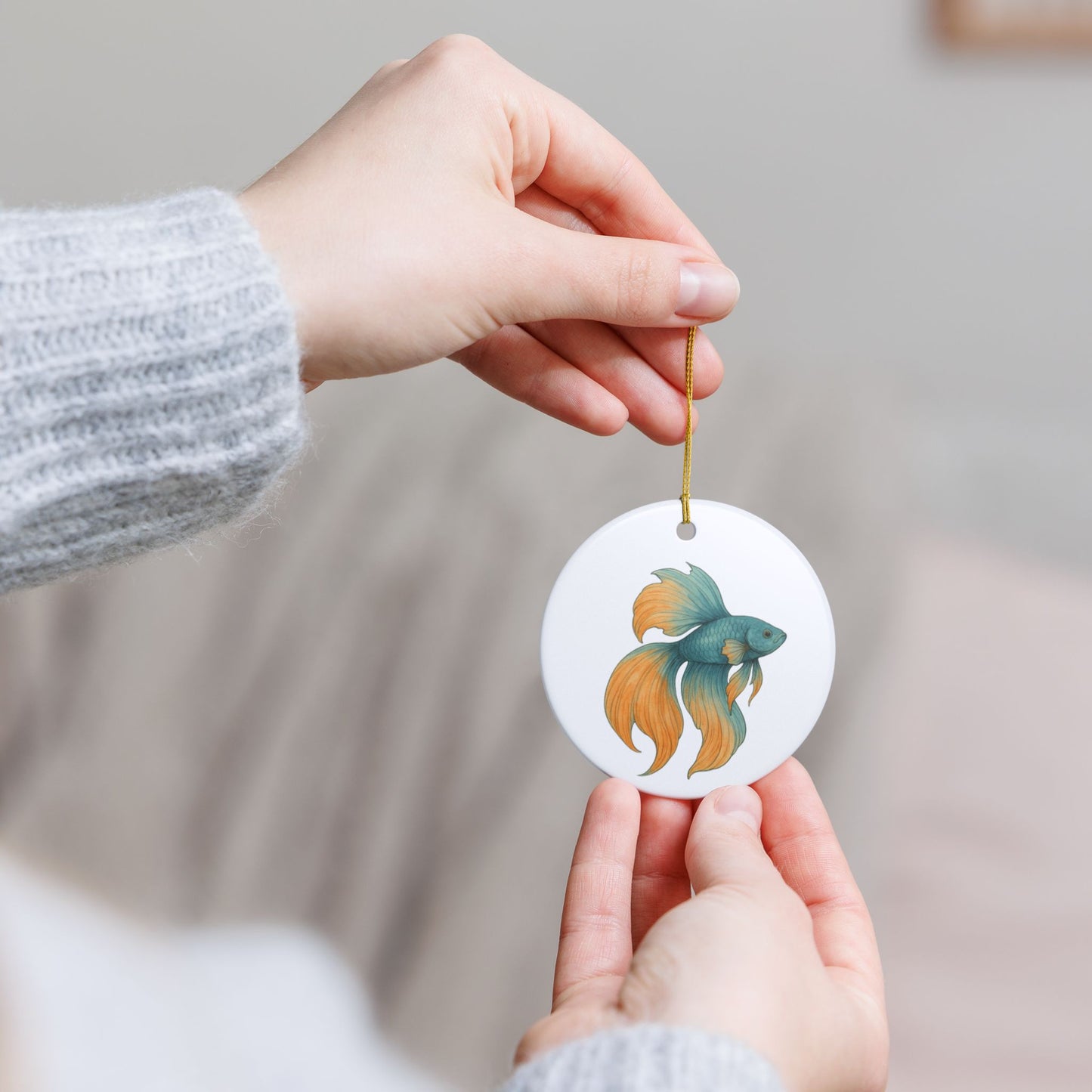 Double Tail Betta Ornament