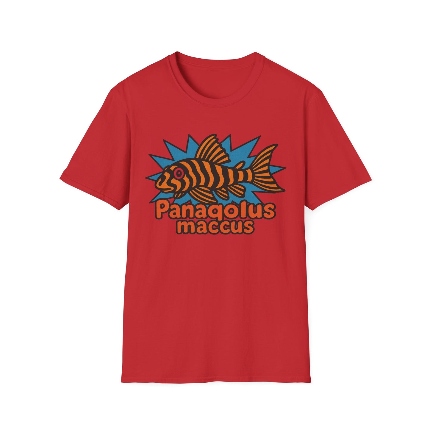Retro Aquarium Tee – Clown Pleco Bubble Letter Print