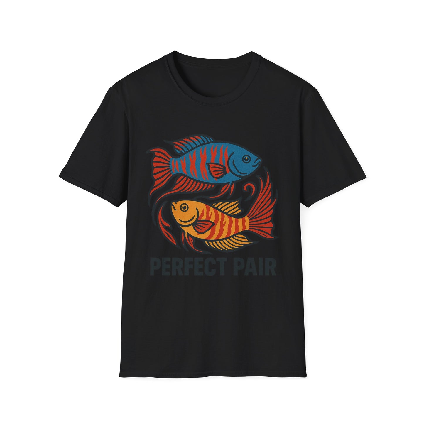 Perfect Pair Tee – Bold Yin-Yang Paradise Fish Design