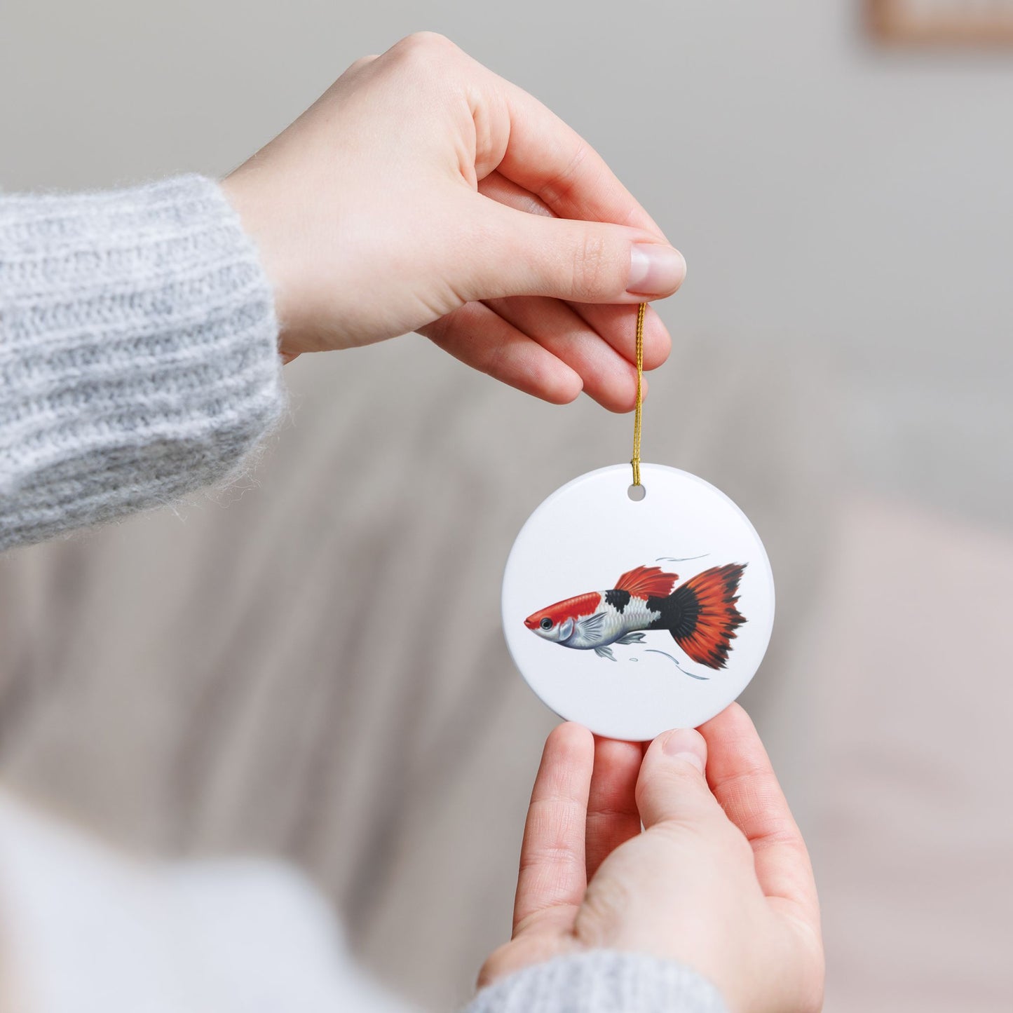 Koi Guppy Ornament