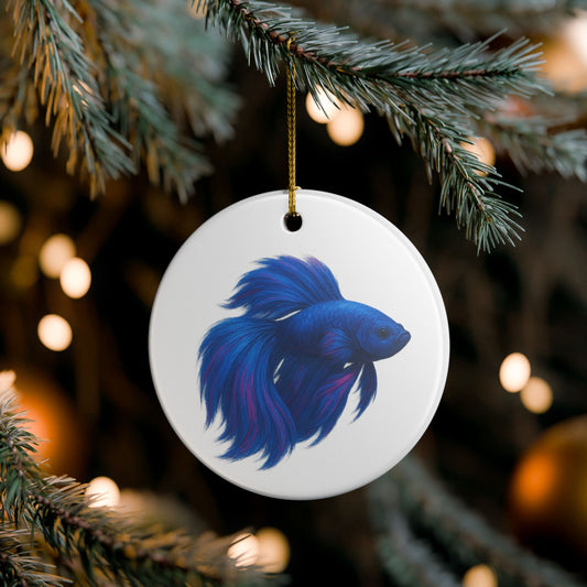 Electric Flow Betta Ornament