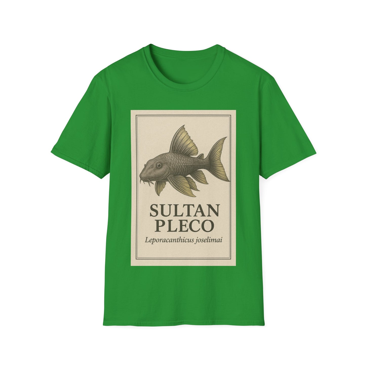 Sultan Pleco Tee – Realistic Etching Catfish Design
