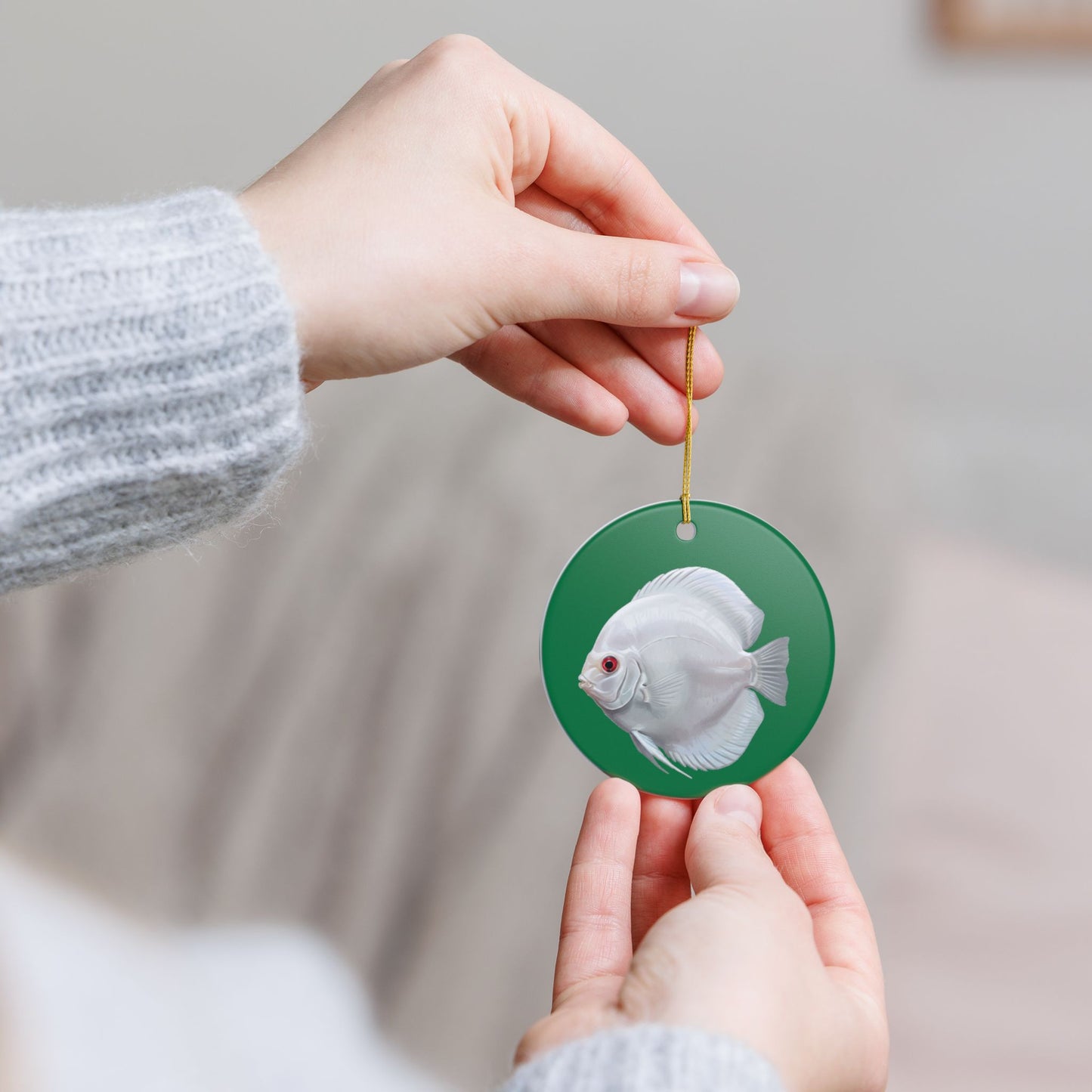 Snow White Discus Ornament