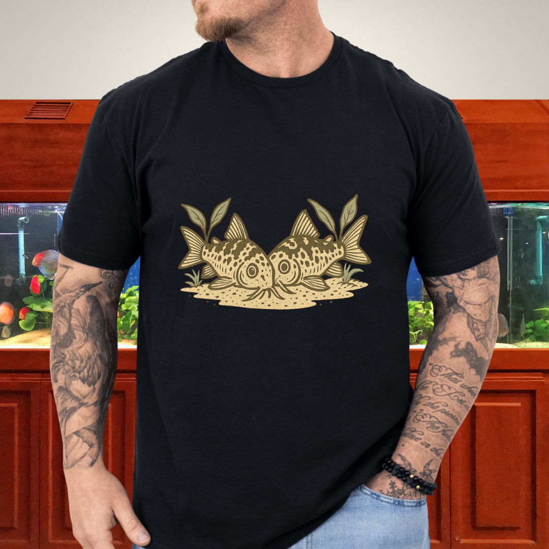 Salt and Pepper Cory Tee – Foraging Pair Nature Etching