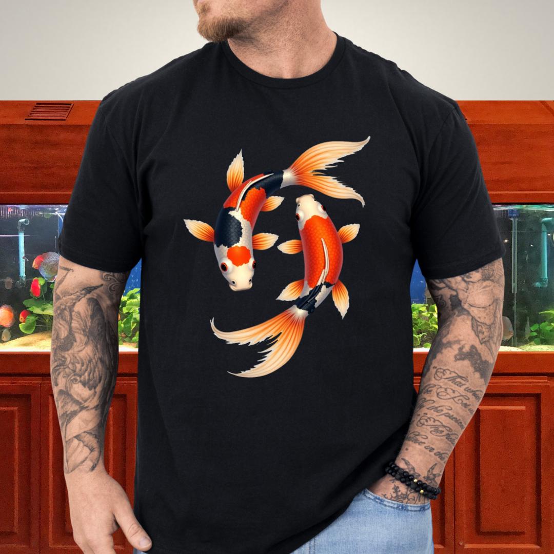 Japanese Koi Fish Harmony Shirt – Aquatic Symbolism