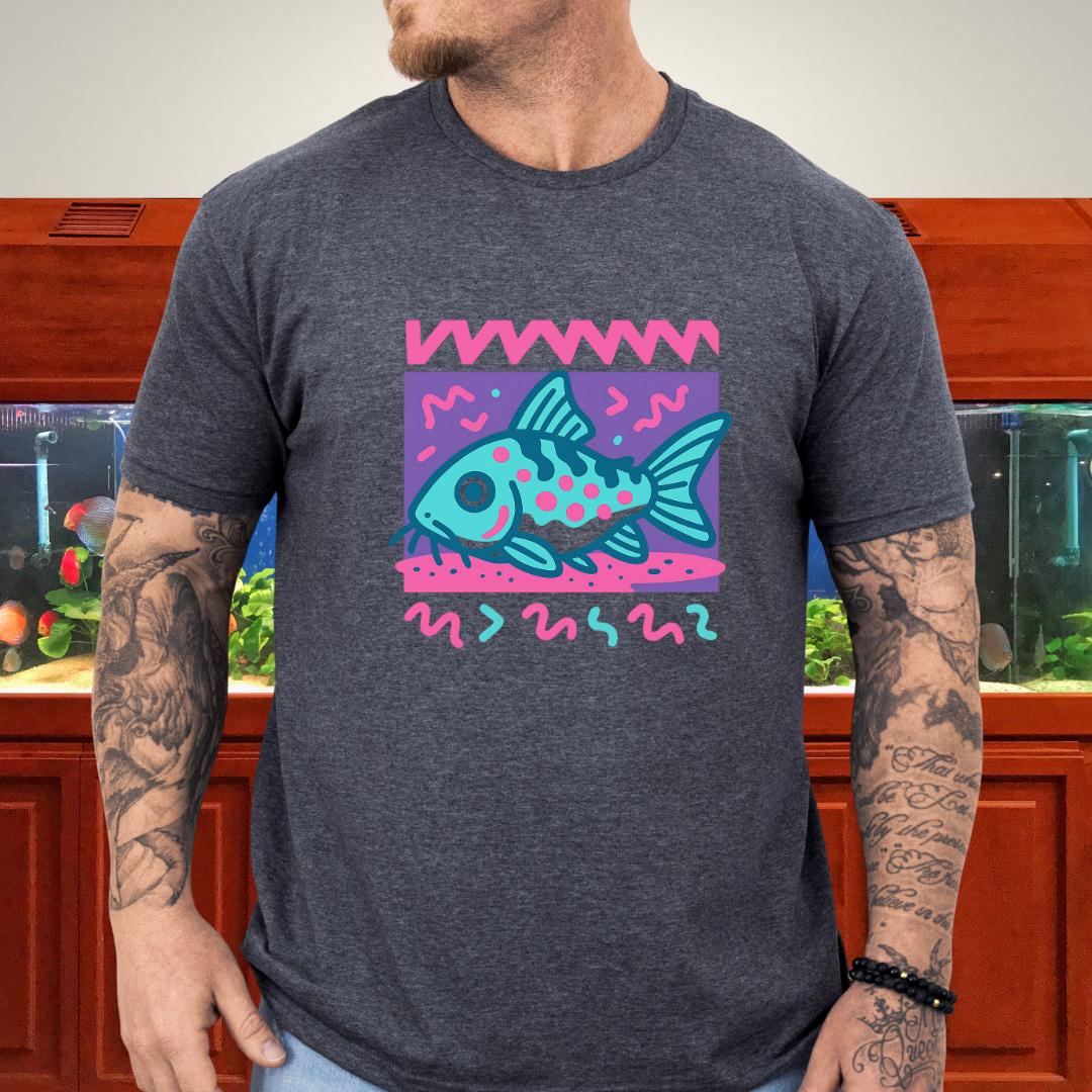 Peppered Cory Shirt – 90s Zig-Zag & Squiggle Style-T-Shirt-Fish & Friends Tees