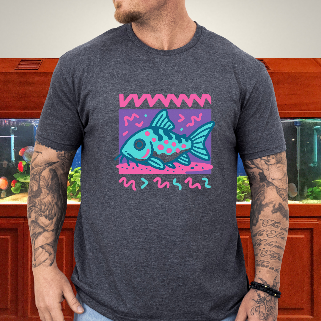 Peppered Cory Shirt – 90s Zig-Zag & Squiggle Style