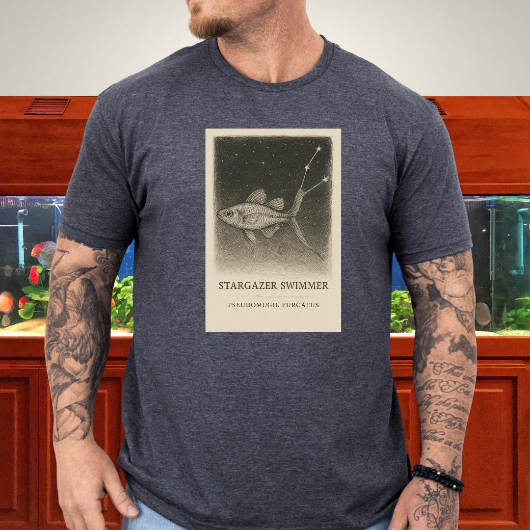 Surreal Pseudomugil Shirt – Dreamy Forktail Blue-eye Design