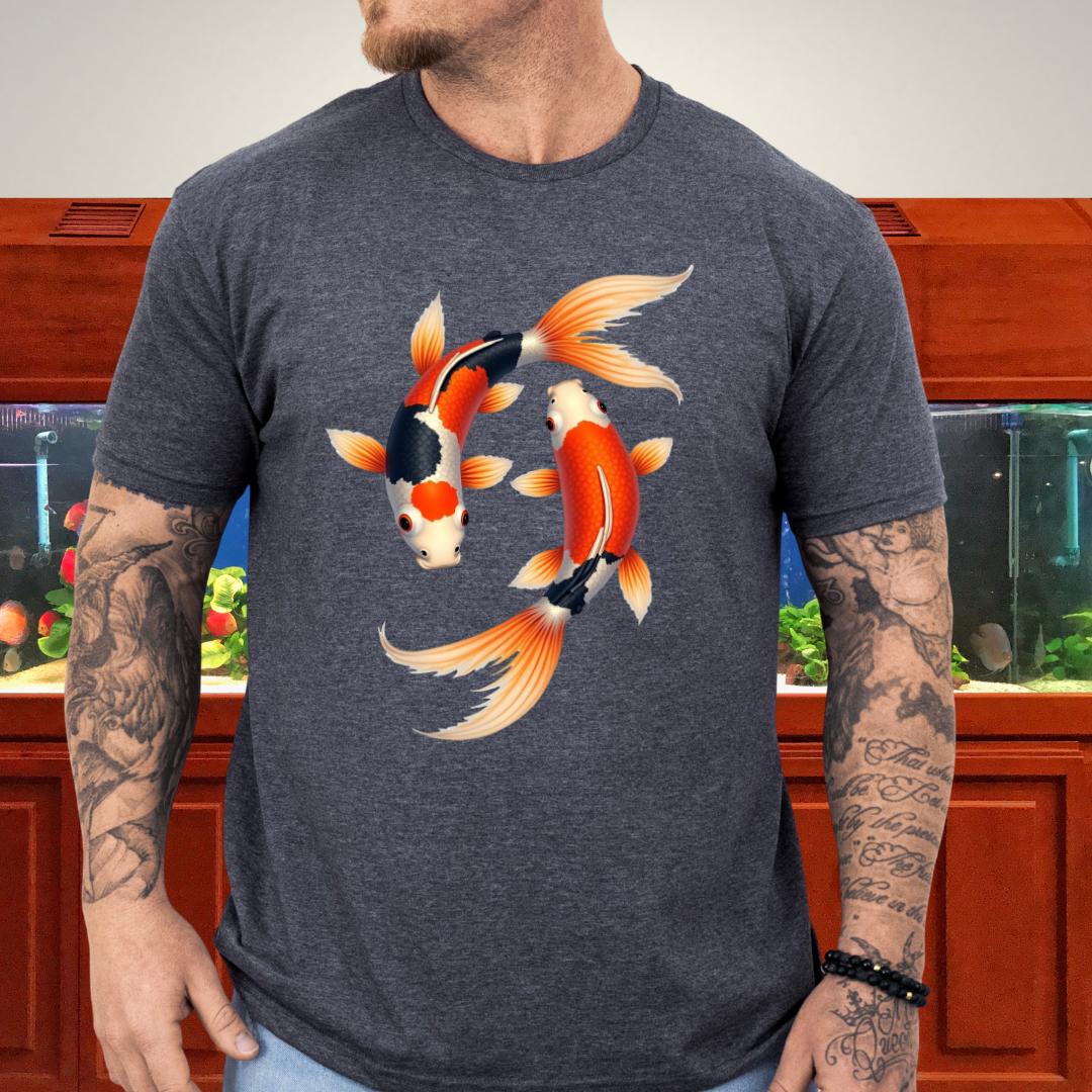 Japanese Koi Fish Harmony Shirt – Aquatic Symbolism