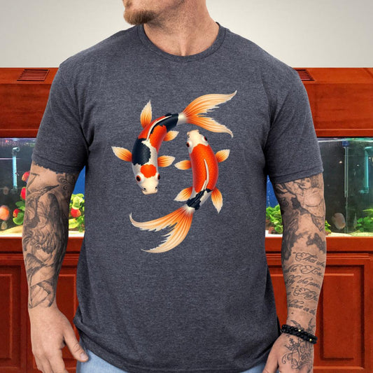 Japanese Koi Fish Harmony Shirt – Aquatic Symbolism