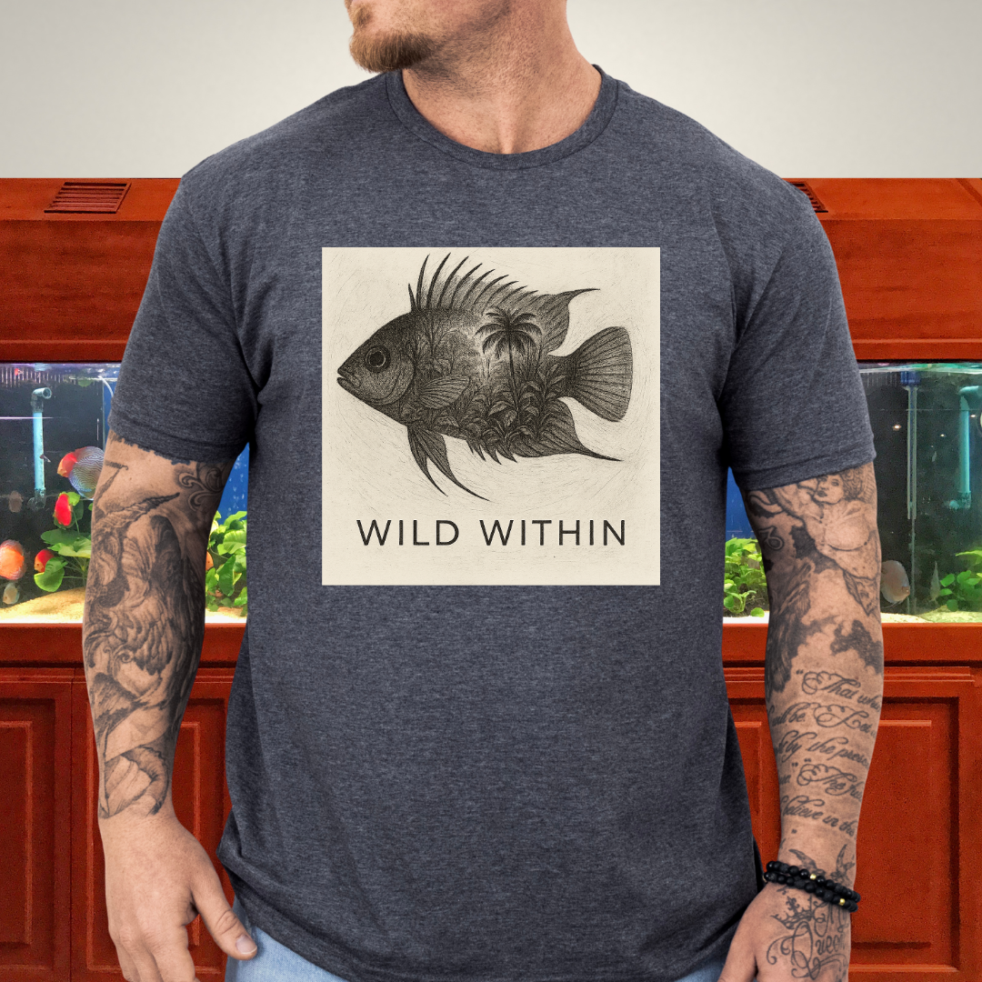 Wild Within Tee – Apistogramma Jungle Double Exposure