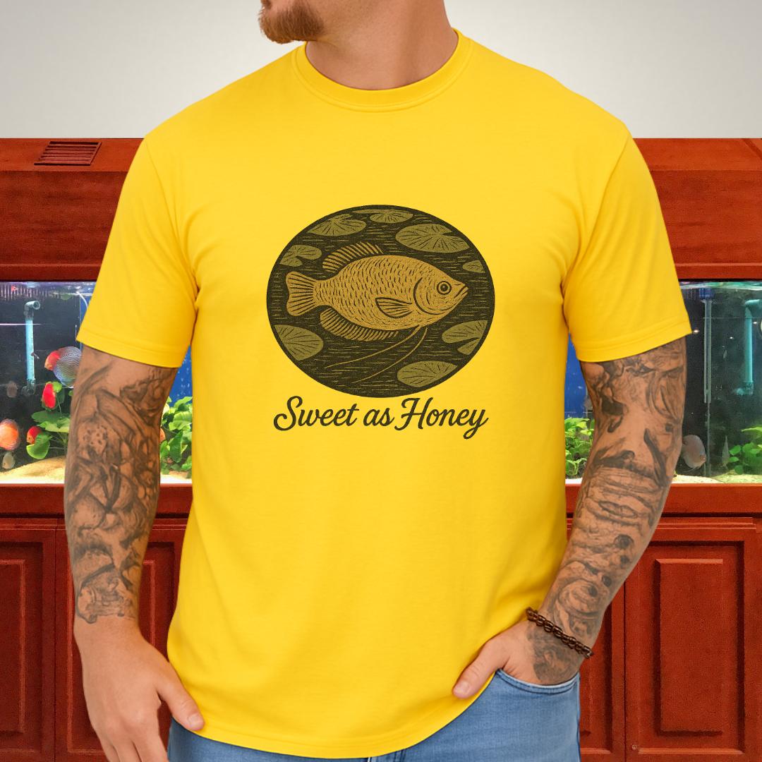 Sweet as Honey Tee – Hand-Sketched Honey Gourami Design