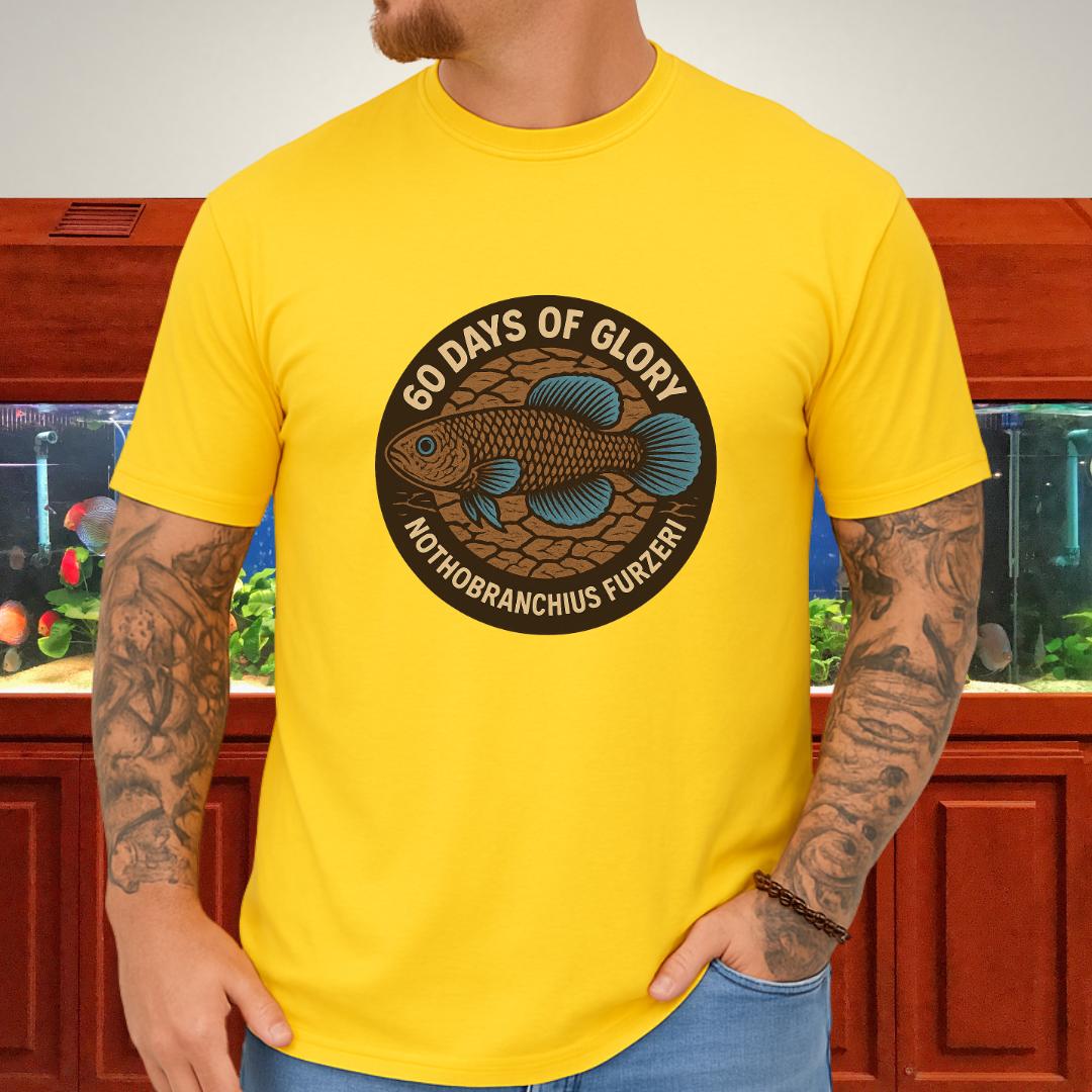 60 Days of Glory Tee – Nothobranchius furzeri Annual Killifish