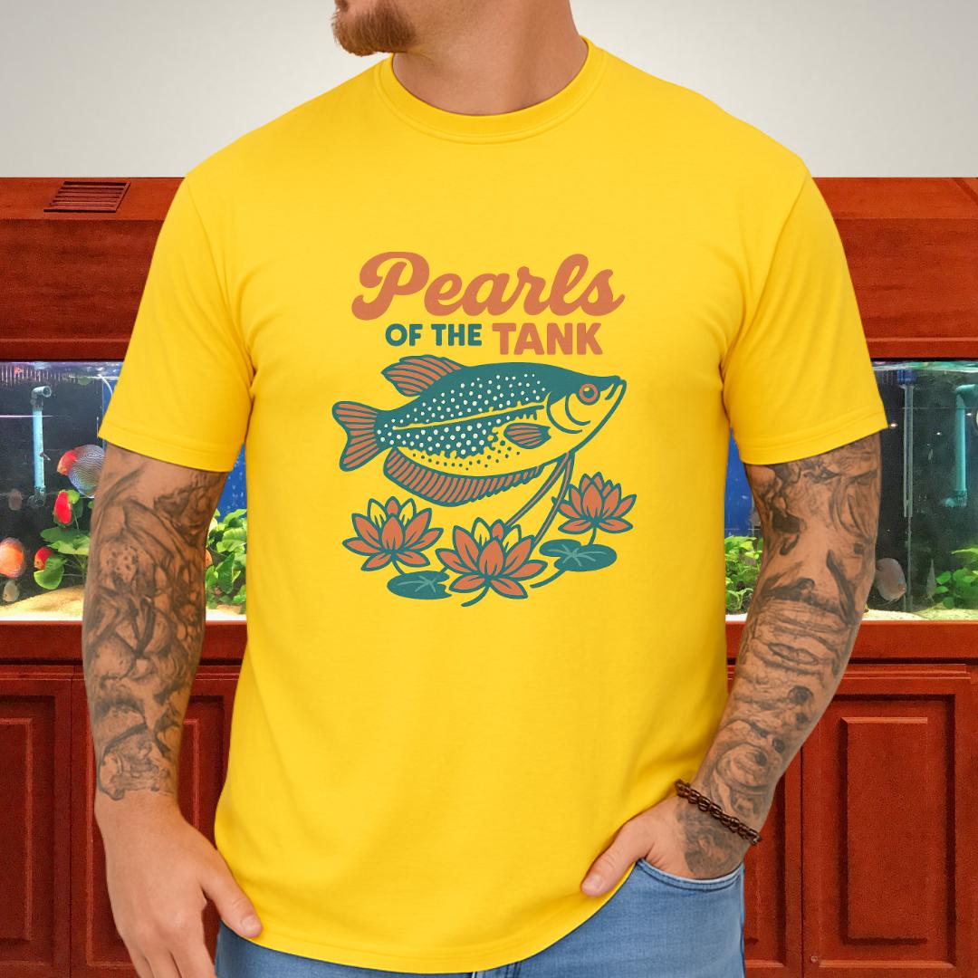 Pearls of the Tank Tee – Retro Pearl Gourami Design