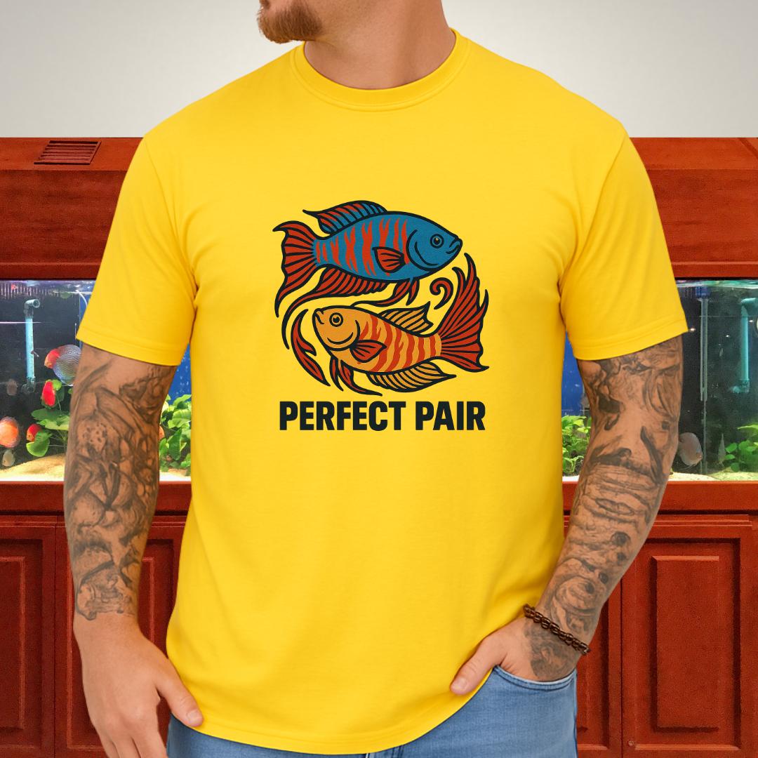 Perfect Pair Tee – Bold Yin-Yang Paradise Fish Design