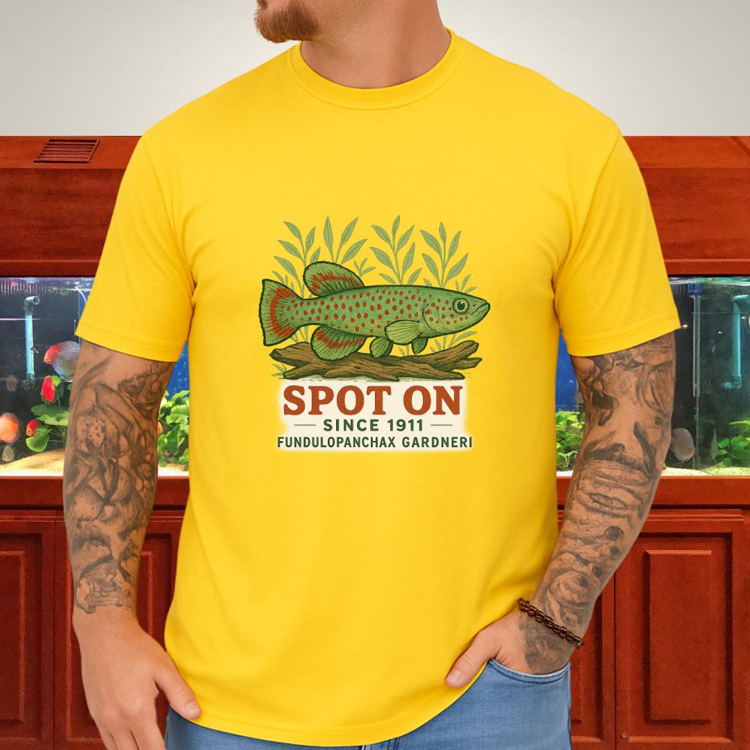 Spot On Since 1911 Tee – Gardneri Killifish Retro Design